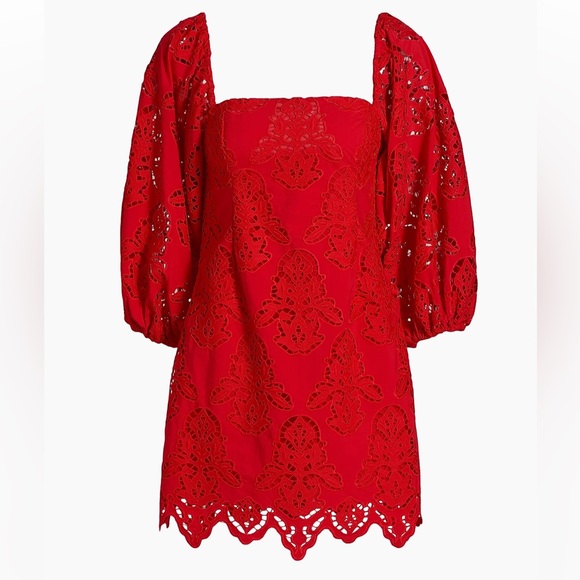 Cara Cara Montauk Cotton Lace Minidress - Picture 2 of 15